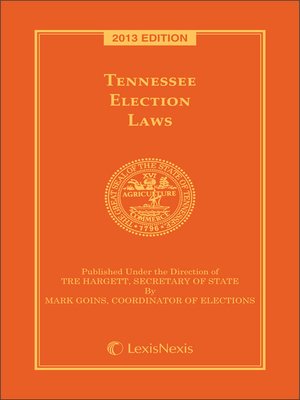 cover image of Tennessee Election Laws